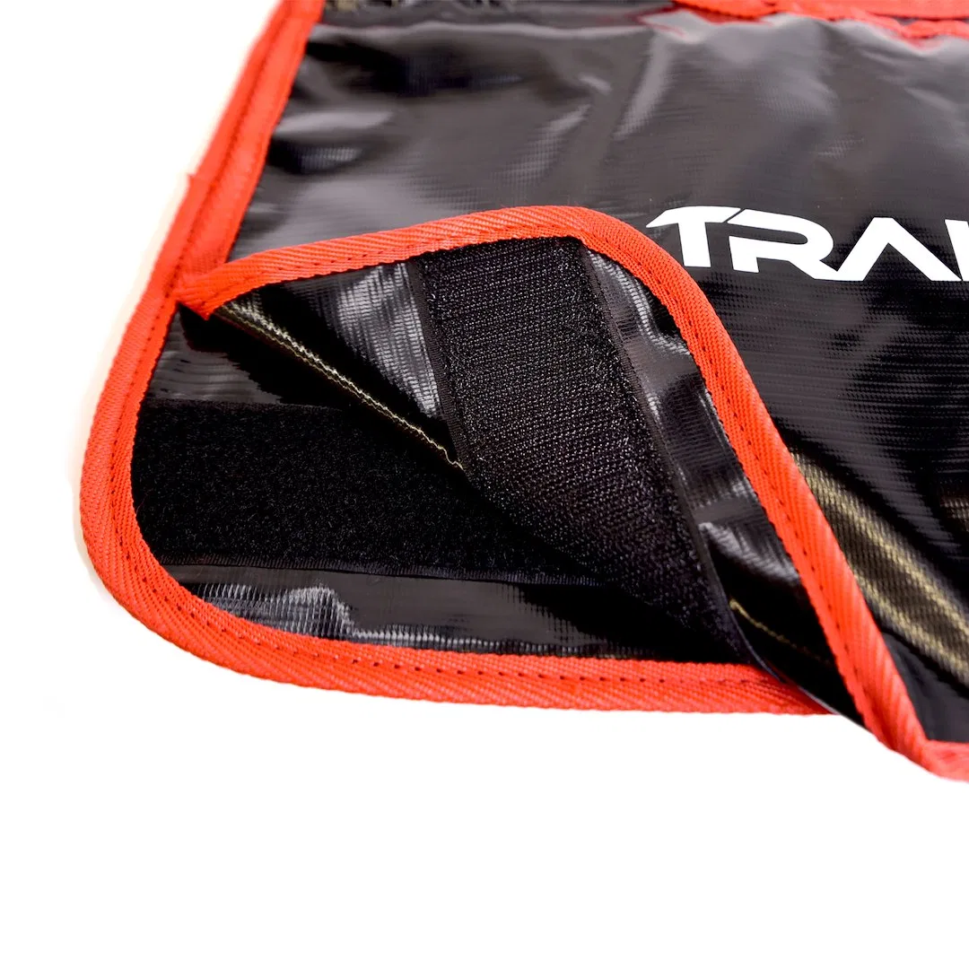 WA045 – TRAILFX Winch Cable Damper, Drape Over Cable To Absorb Cable Whip Black/ Orange Reflective - view 2